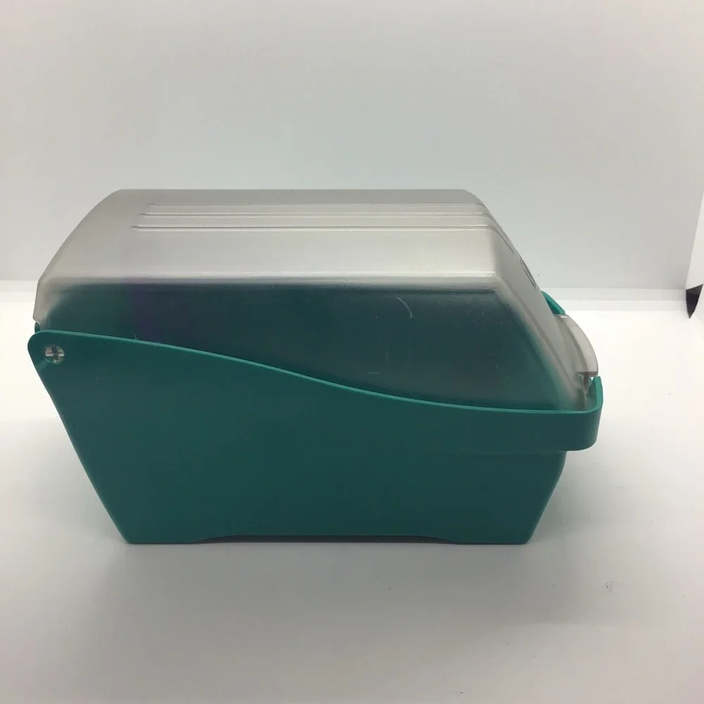 Fellowes 3.5” Floppy Disk Storage Case Plastic Lid Holder Box Filing Tray Office